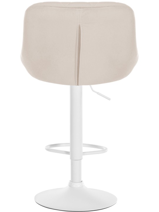 Barstol Lazio fløjl, creme