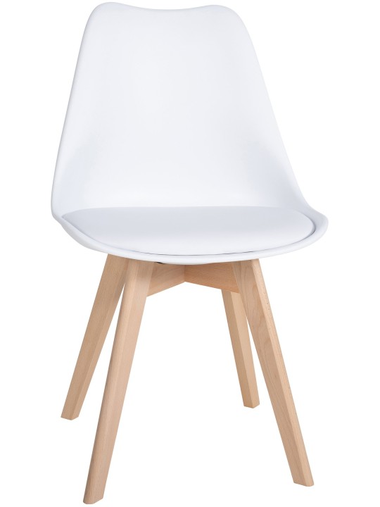 Sæt med 6 Ramsey spisestuestole, hvid Sæt med 6 Ramsey spisestuestole, hvid