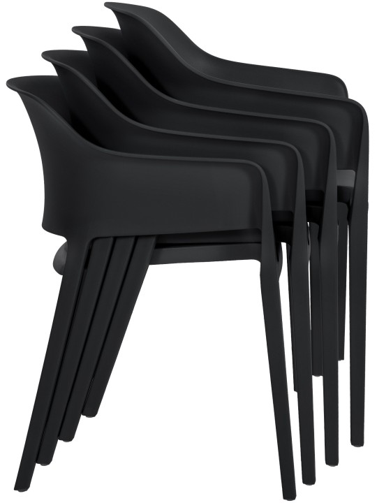 Stabelstol Puebla, sort Stabelstol Puebla, sort