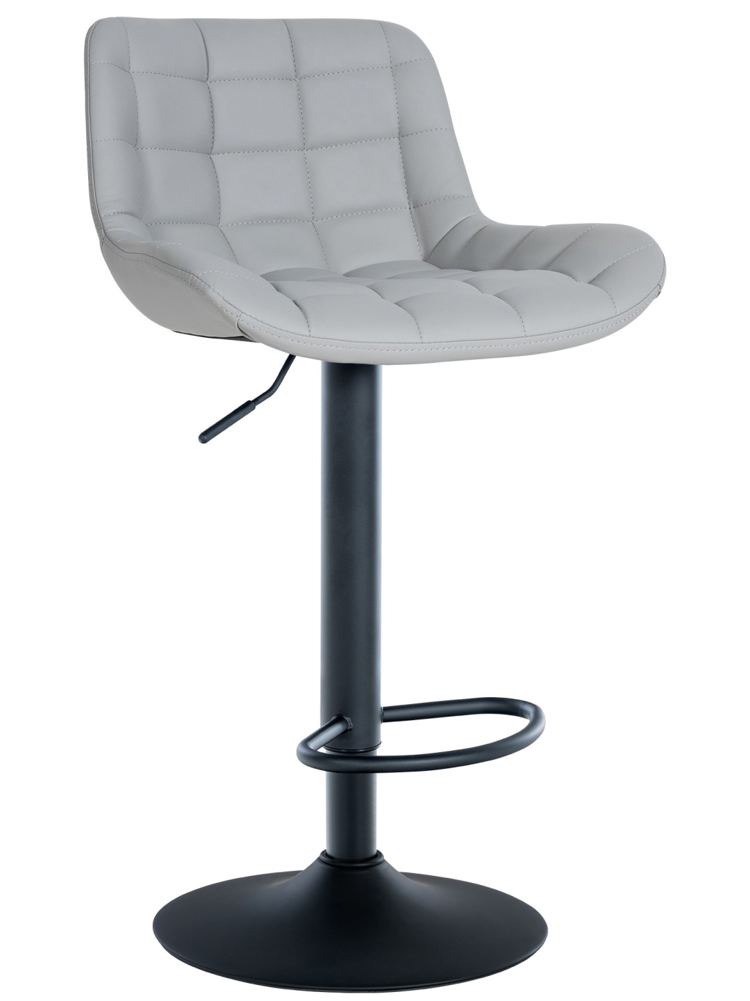 Barstol Tover imiteret læder, grå