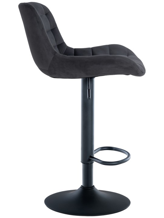 Barstol Tover fløjl, sort