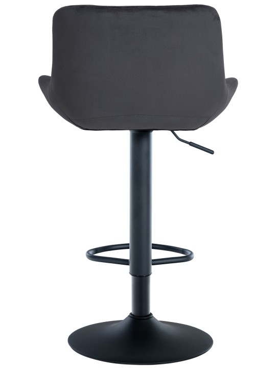 Barstol Tover fløjl, sort