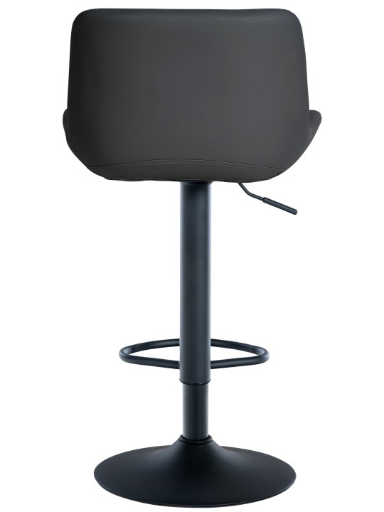 Sæt med 2 barstole Tover imiteret læder, sort