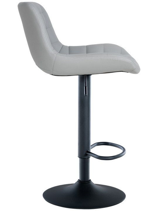 Sæt med 2 barstole Tover imiteret læder, grå Sæt med 2 barstole Tover imiteret læder, grå