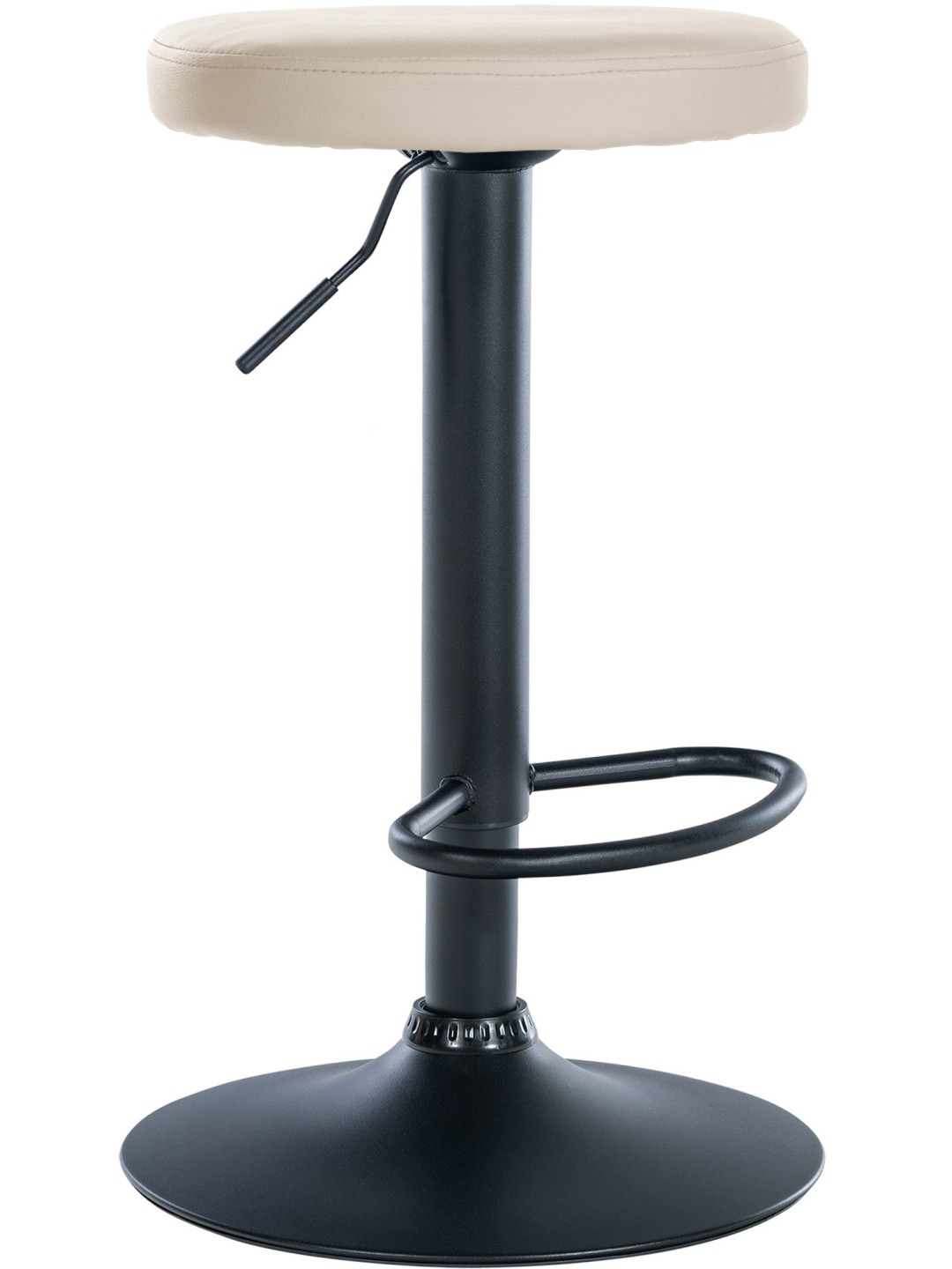 Barstol Ponte imiteret læder, creme