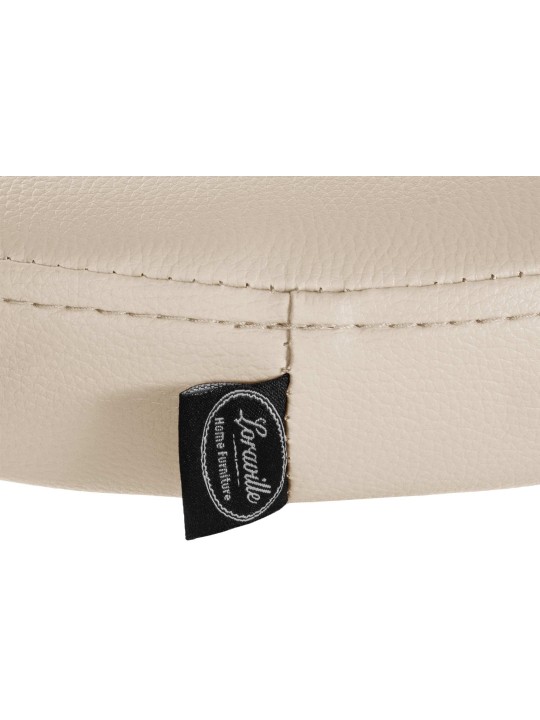 Barstol Ponte imiteret læder, creme