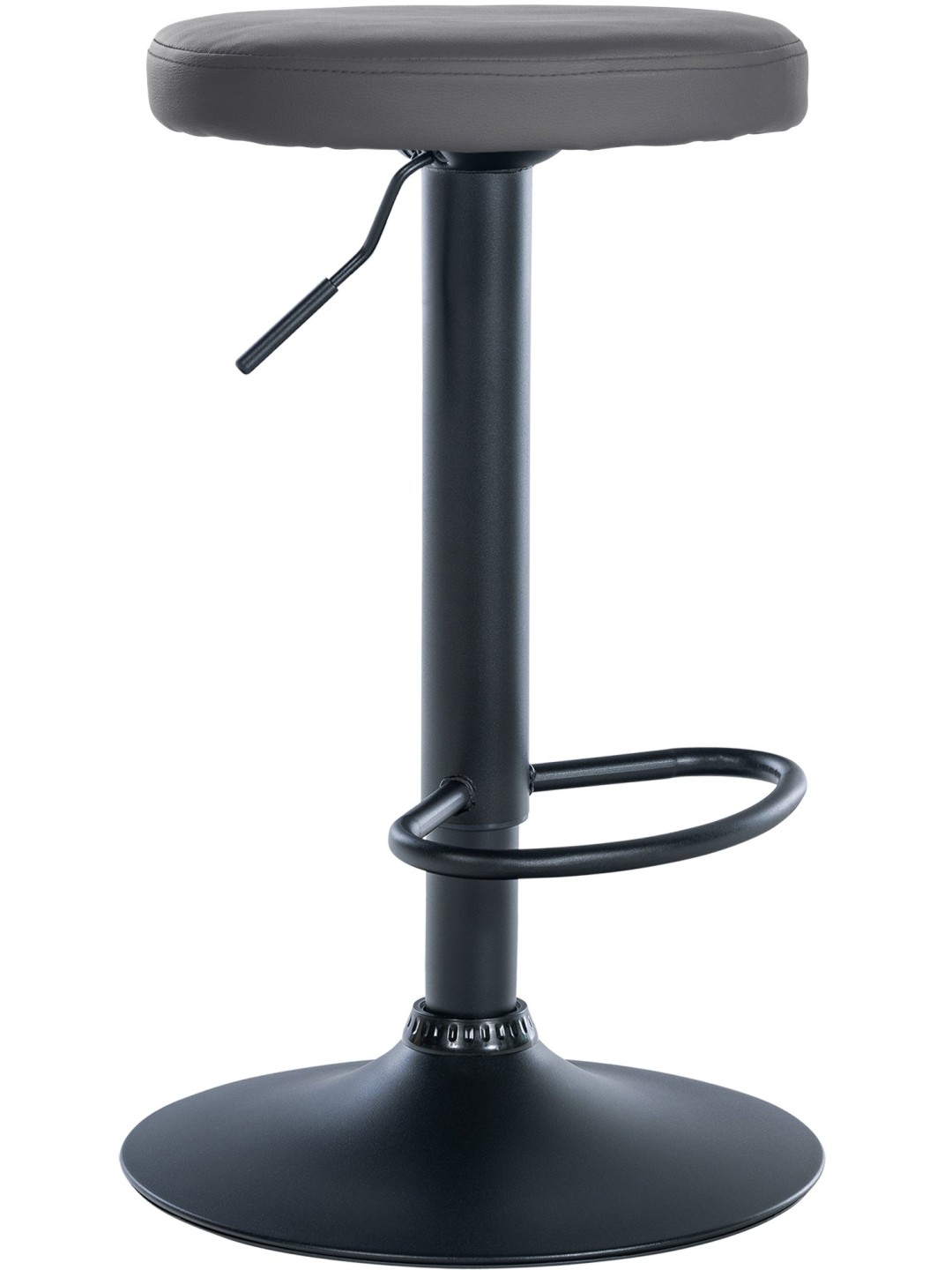 Barstol Ponte imiteret læder, grå