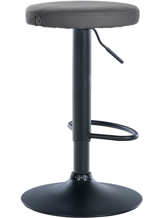 Barstol Ponte imiteret læder, grå