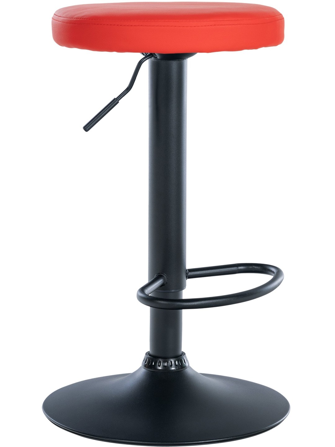 Barstol Ponte imiteret læder, rød