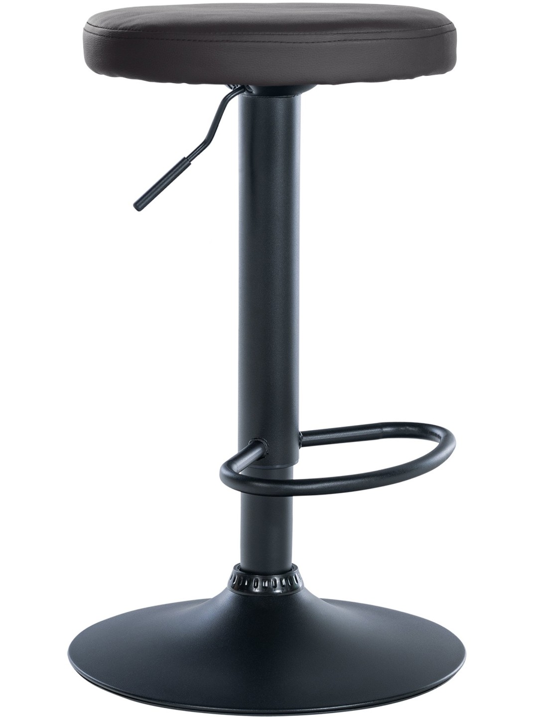 Barstol Ponte imiteret læder, sort