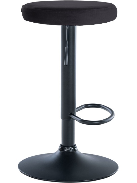 Barstol Ponte velvet, sort