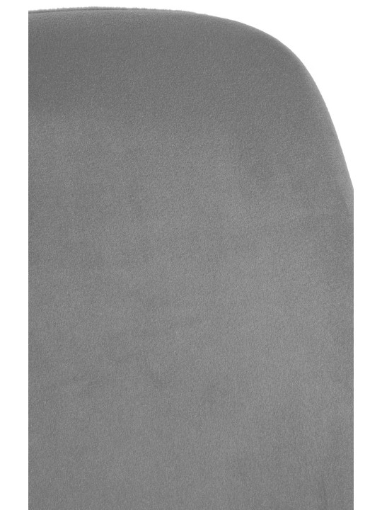 Spisestuestol Victoria fløjl, grå