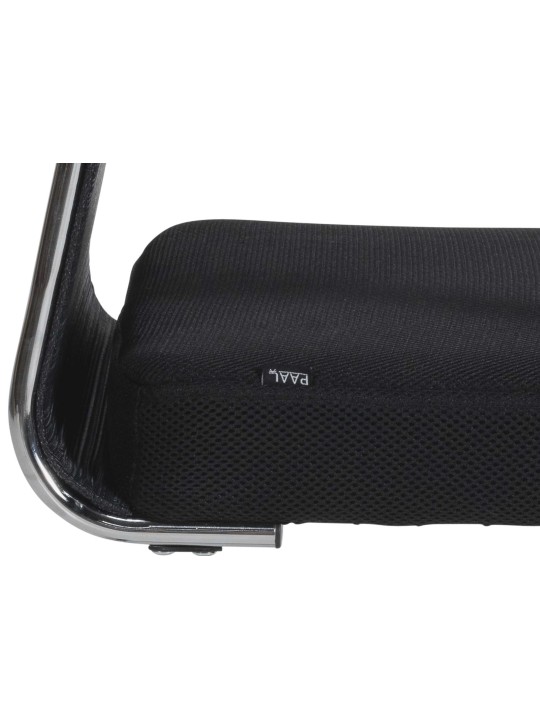 Sæt med 2 besøgsstole Denny, krom