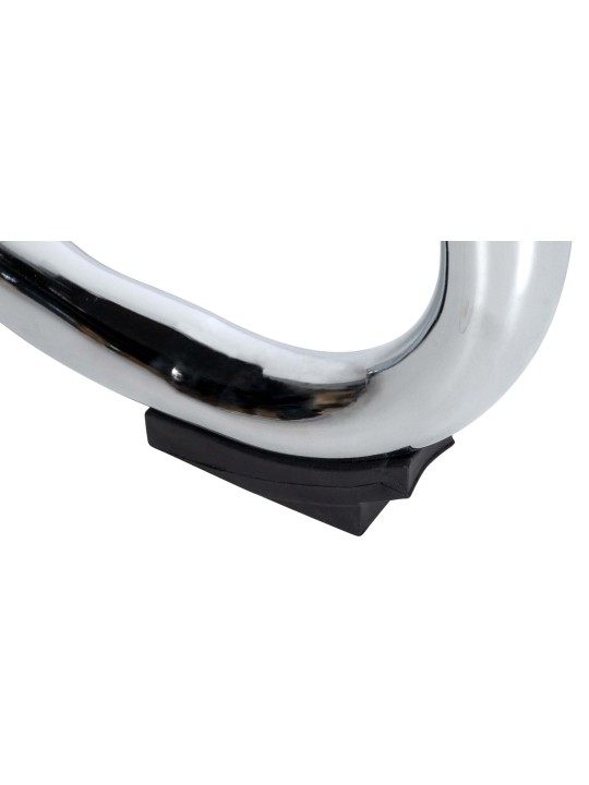 Sæt med 2 besøgsstole Denny, krom