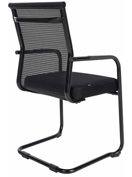 Sæt med 2 besøgsstole Denny, sort