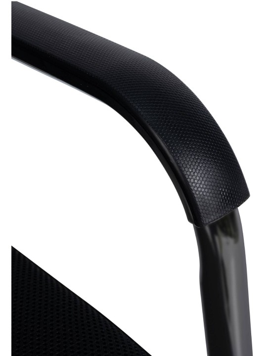 Sæt med 2 besøgsstole Denny, sort