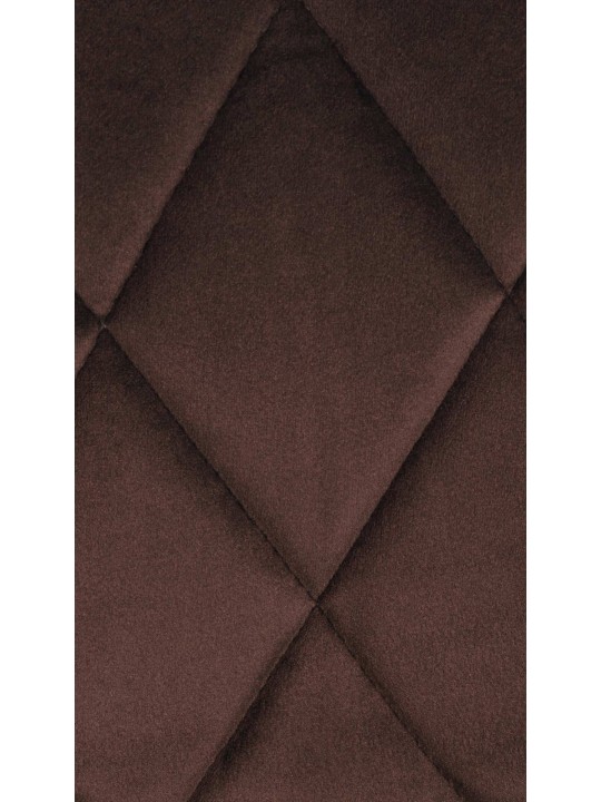 Barstol Lazio fløjlskrom, brun