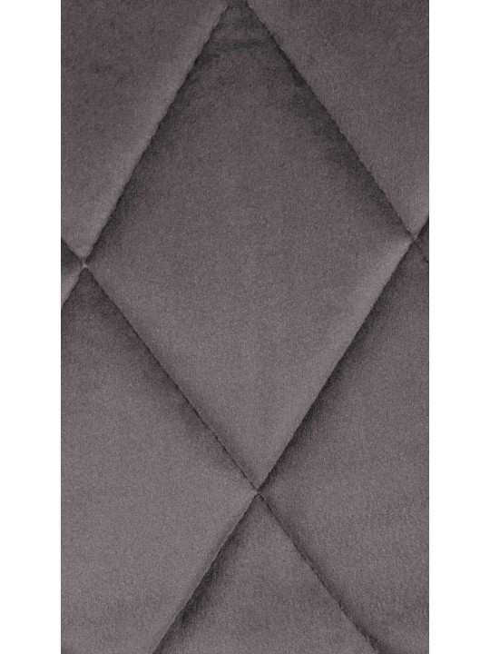 Barstol Lazio fløjl, grå