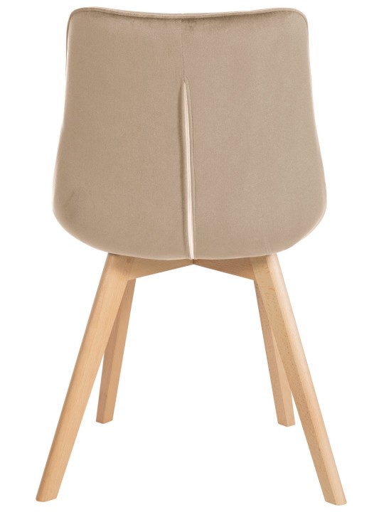 Stol Brook fløjl, brun