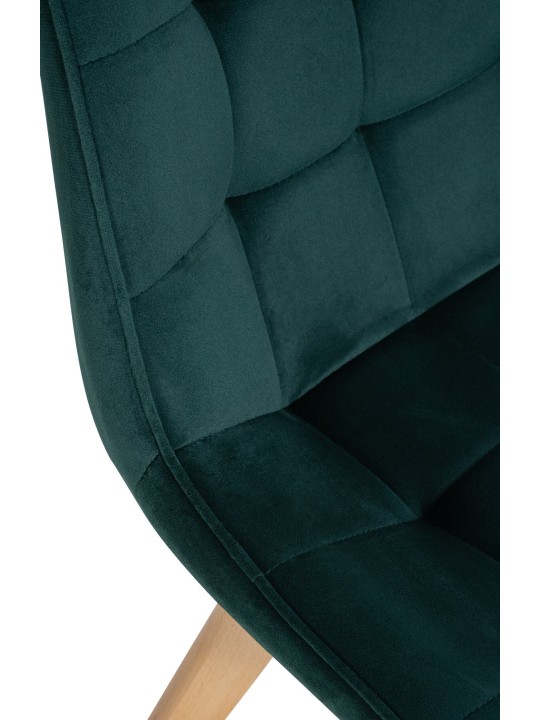 Stol Brook fløjl, grøn