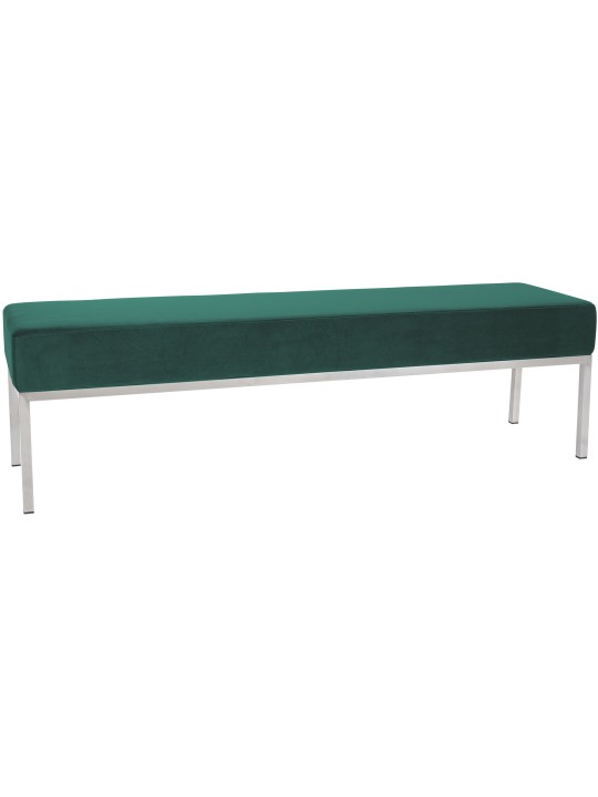 4 personers bænk Lamega fløjl, grøn