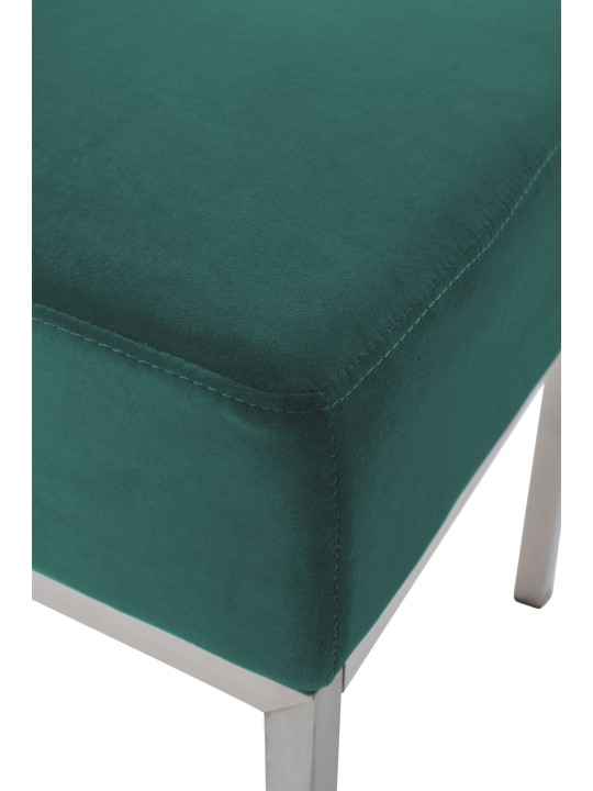 4 personers bænk Lamega fløjl, grøn