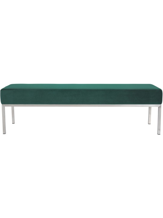 4 personers bænk Lamega fløjl, grøn
