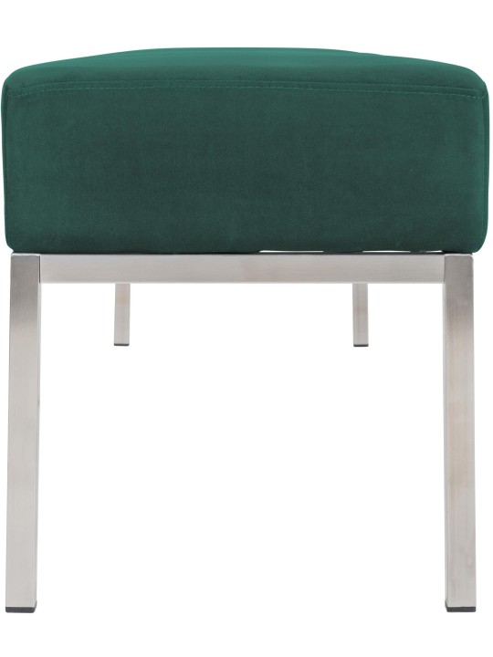 4 personers bænk Lamega fløjl, grøn