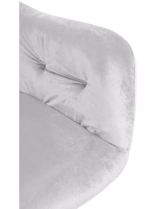 Stanley spisestuestol i fløjl, grå Stanley spisestuestol i fløjl, grå