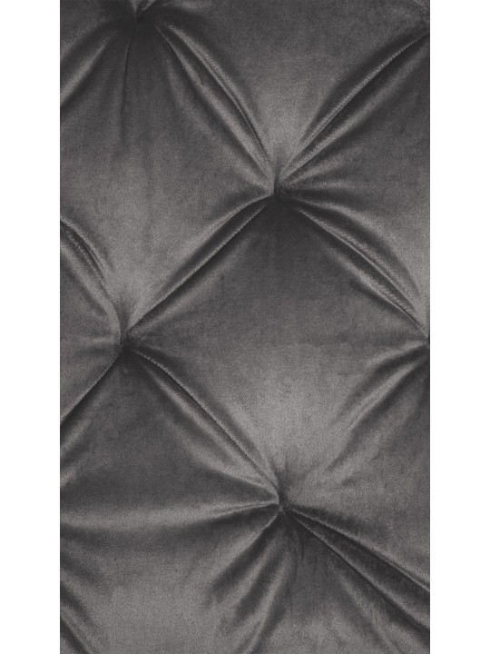 Stanley spisestuestol i fløjl, mørkegrå