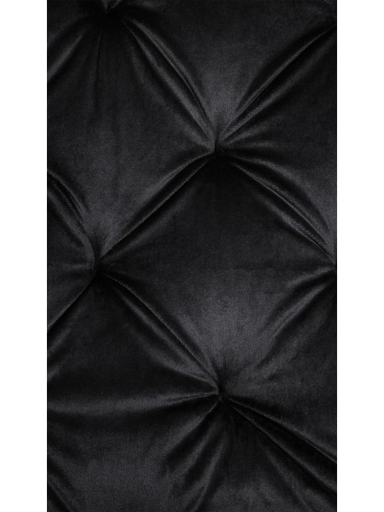 Stanley spisestuestol i fløjl, sort