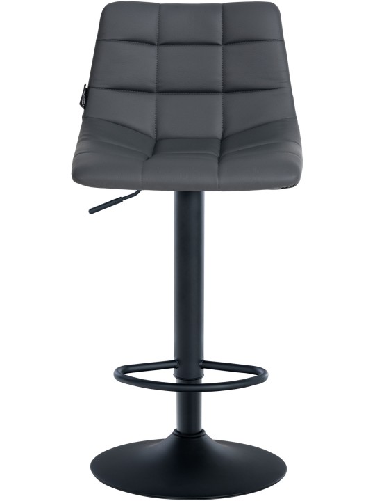 Sæt med 2 barstole Jerry imiteret læder, grå Sæt med 2 barstole Jerry imiteret læder, grå