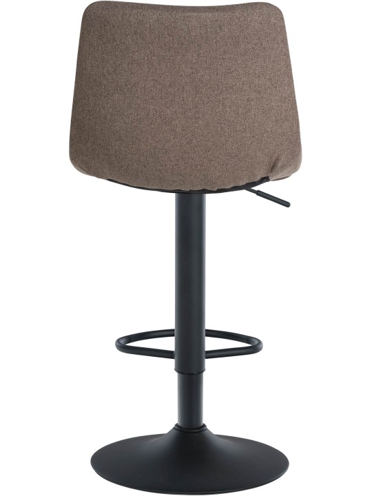 Sæt med 2 barstole Jerry stof, taupe