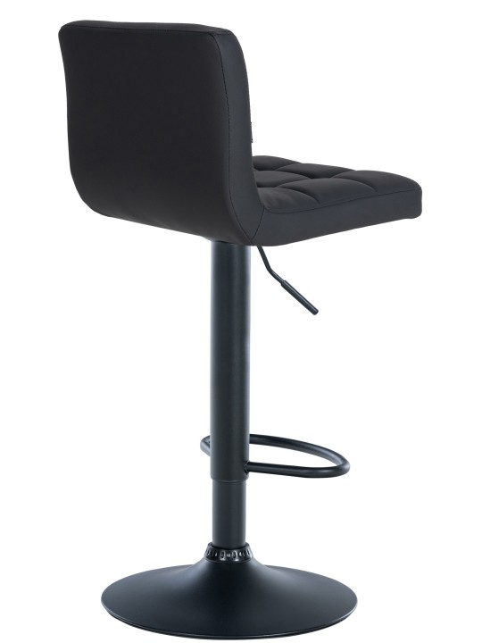 Barstol Feni imiteret læder, sort