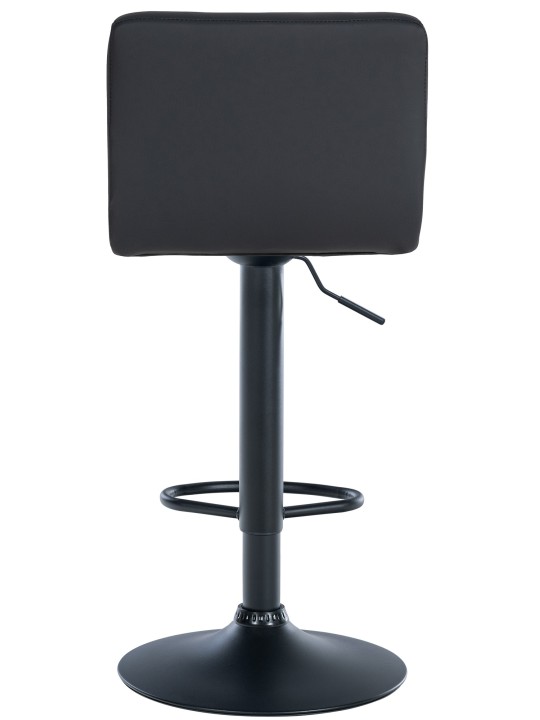 Barstol Feni imiteret læder, sort