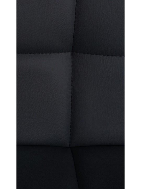 Barstol Feni imiteret læder, sort