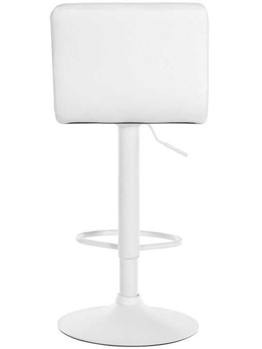 Barstol Feni imiteret læder, hvid