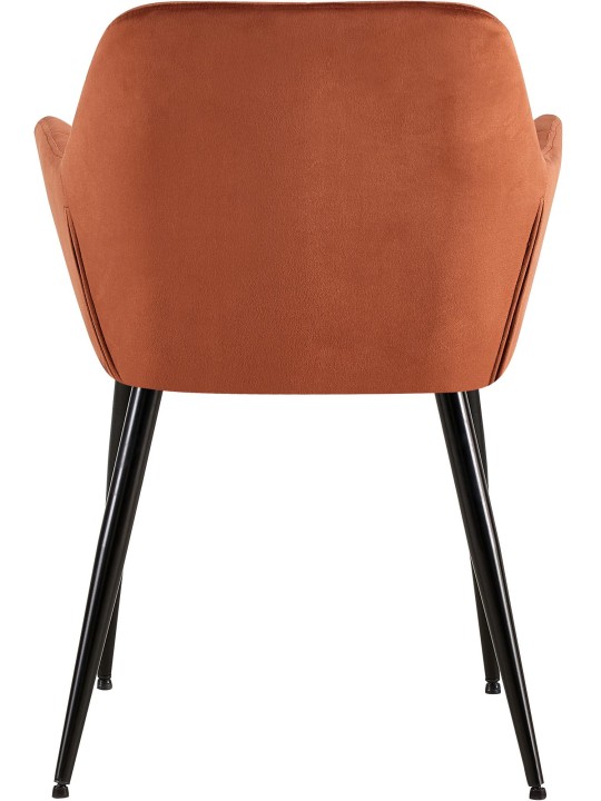 Besøgsstol Emia fløjl, brun Besøgsstol Emia fløjl, brun