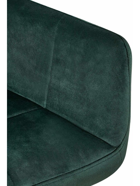 Besøgsstol Emia fløjl, grøn Besøgsstol Emia fløjl, grøn