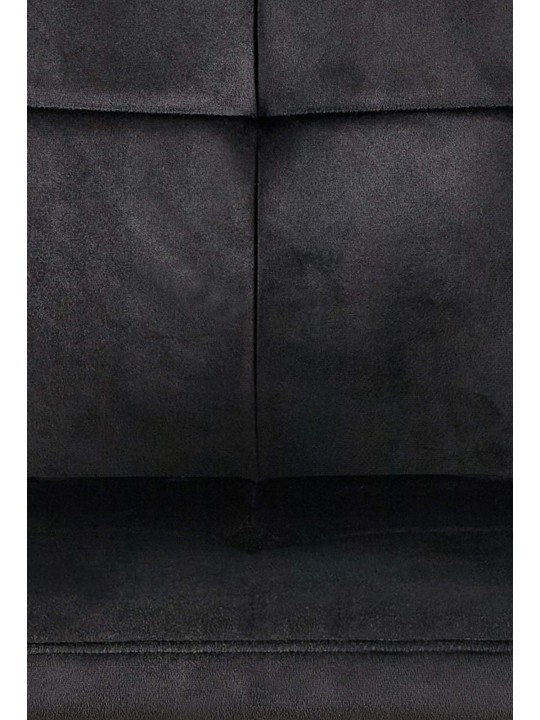 Besøgsstol Emia fløjl, sort