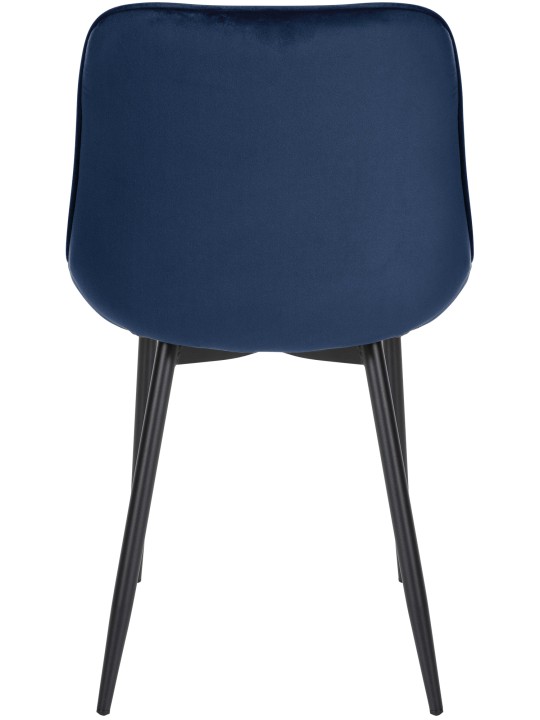 Chair Springs Velvet, blå