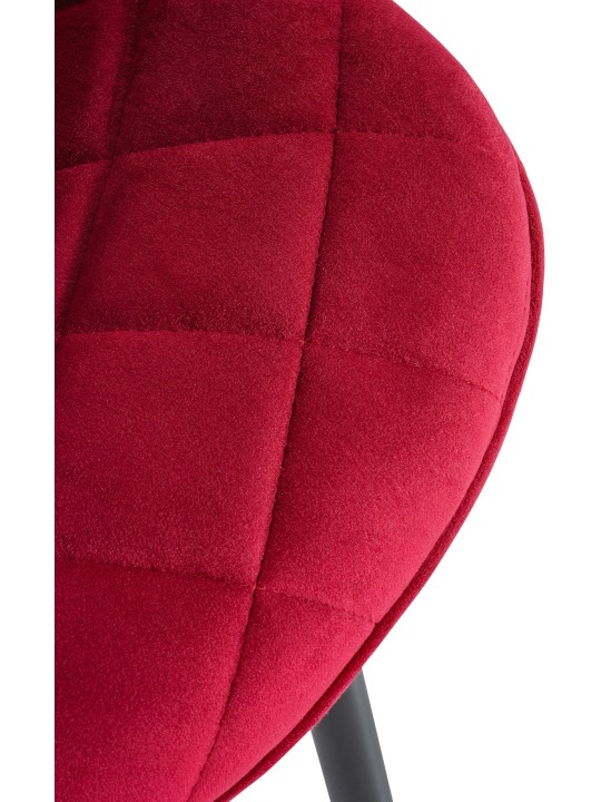 Chair Springs Velvet, rød