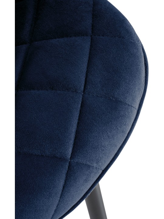 Sæt med 4 stole Springs Velvet, blå Sæt med 4 stole Springs Velvet, blå