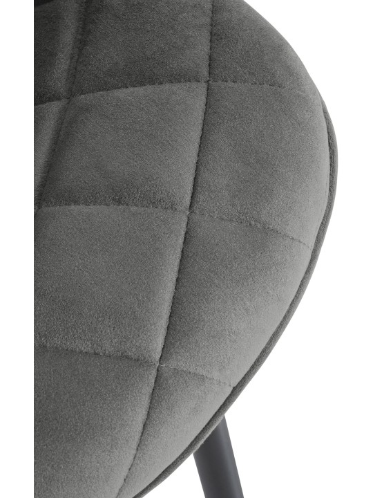 Sæt med 4 stole Springs Velvet, grå Sæt med 4 stole Springs Velvet, grå