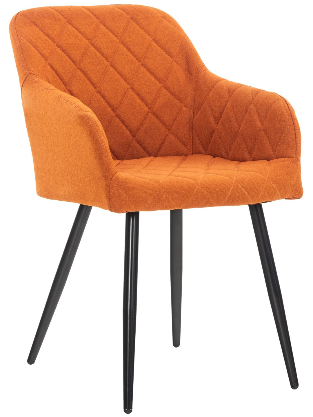 Spisestuestol Shila stof, orange