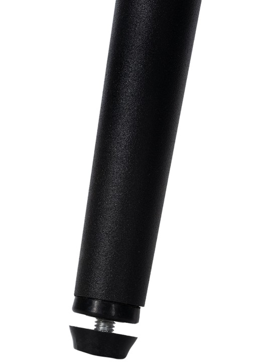 Sæt med 2 stole Largo velvet, sort