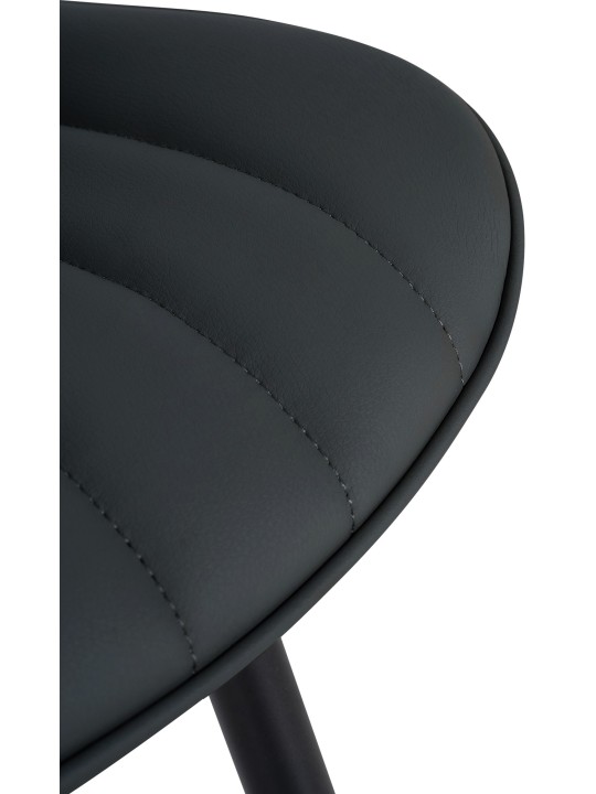 Sæt med 2 stole Brady imiteret læder, sort Sæt med 2 stole Brady imiteret læder, sort