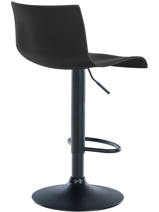 Barstol Branford plast, sort