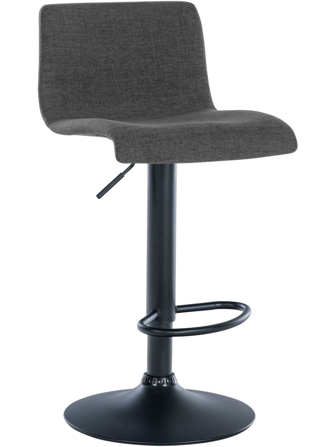 Barstol Branford stof, mørkegrå