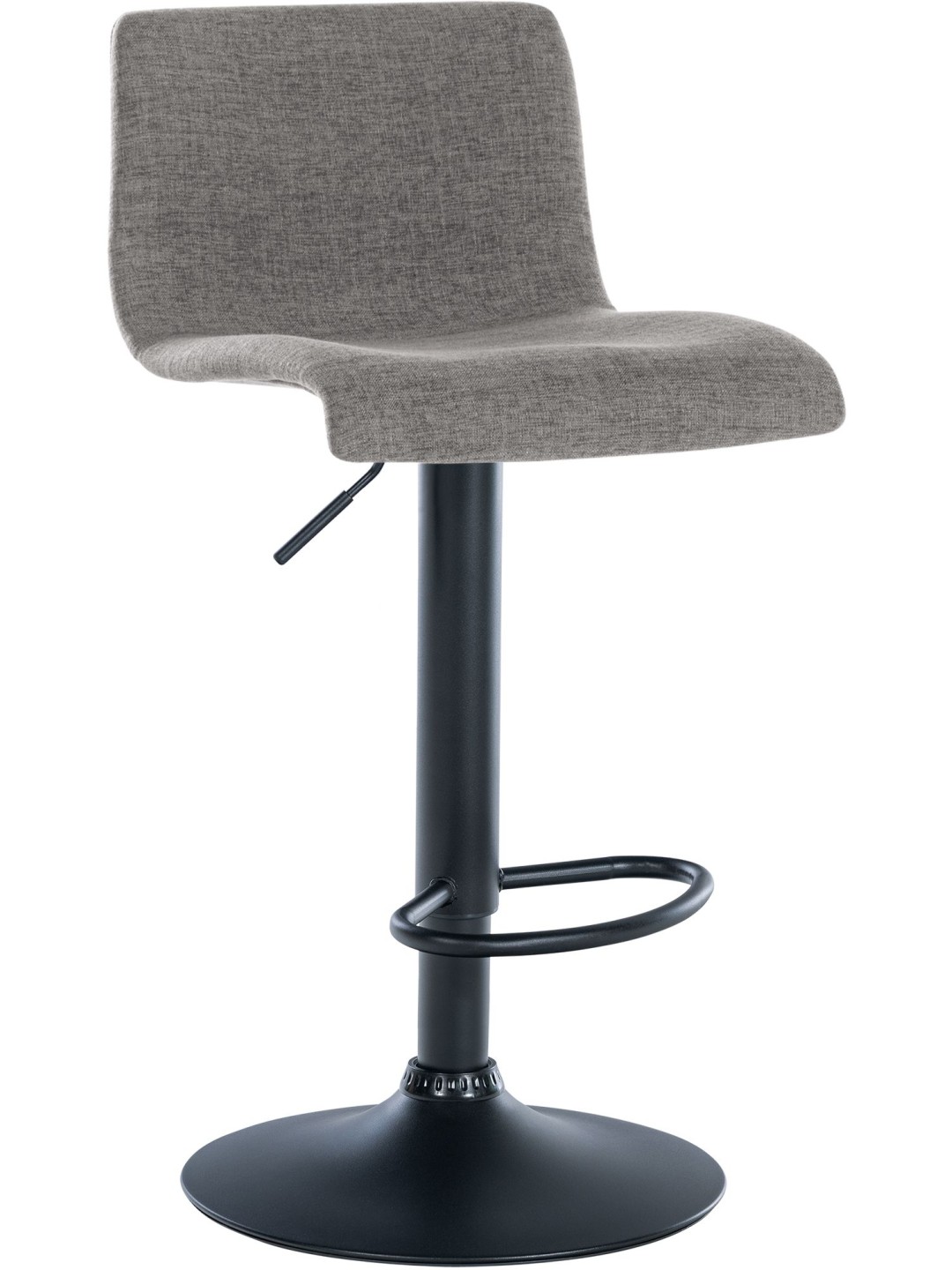 Barstol Branford stof, lysegrå